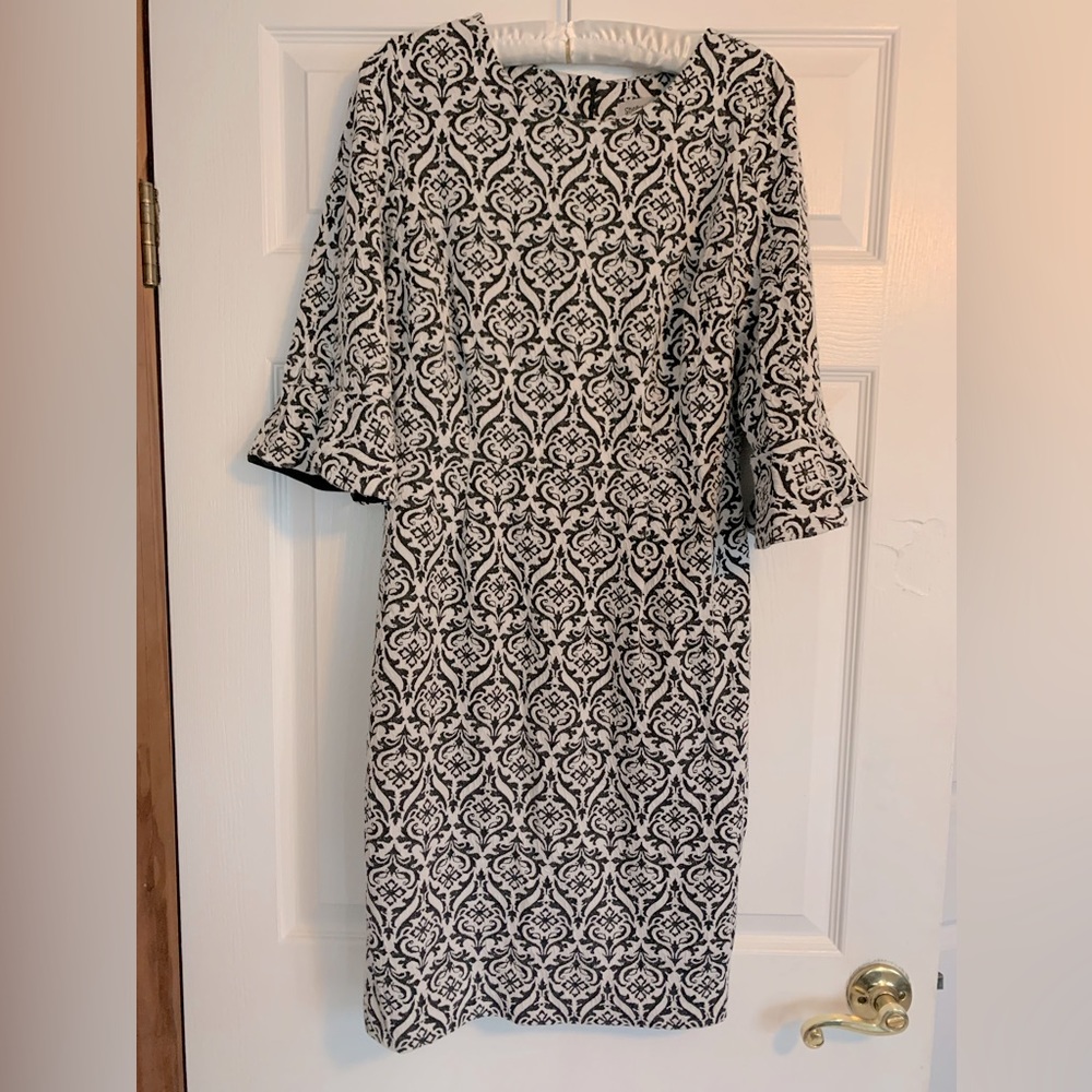 GUC Shelby & Palmer damask dress size 12